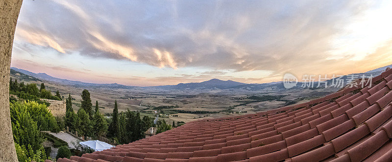 鱼眼 val d'orcia